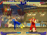 une photo d'Ã©cran de Street Fighter Alpha 2 sur Nintendo Super Nes